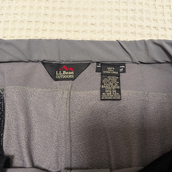 LL Bean Outdoors Dryskin Schoeller Hiking Pants Mens Size Tall XL - Picture 3 of 5